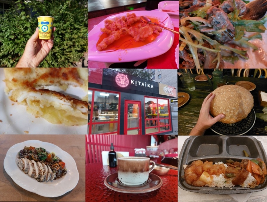 Очень вкусное путешествие! Столько всего аппетитного было!