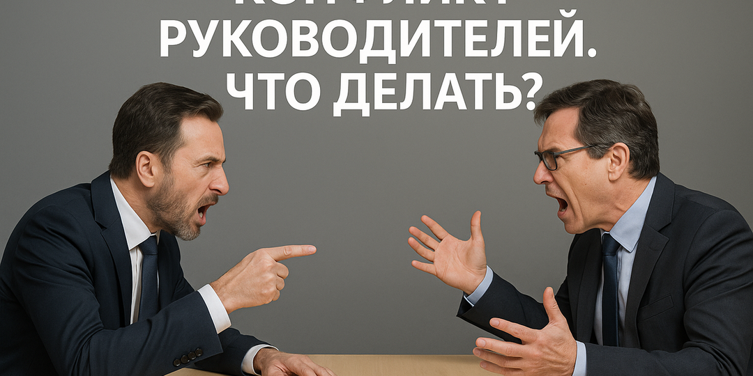 Конфликт между руководителями. Что делать?