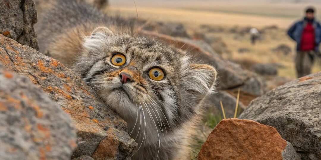 Детёныша манула Дашку нашли едва живой под вагончиком. Как шли поиски степного котёнка