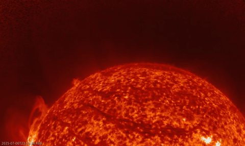     Ускоренное видео протуберанца. Видео: XRAS.ru/Николай (@gigagugo)