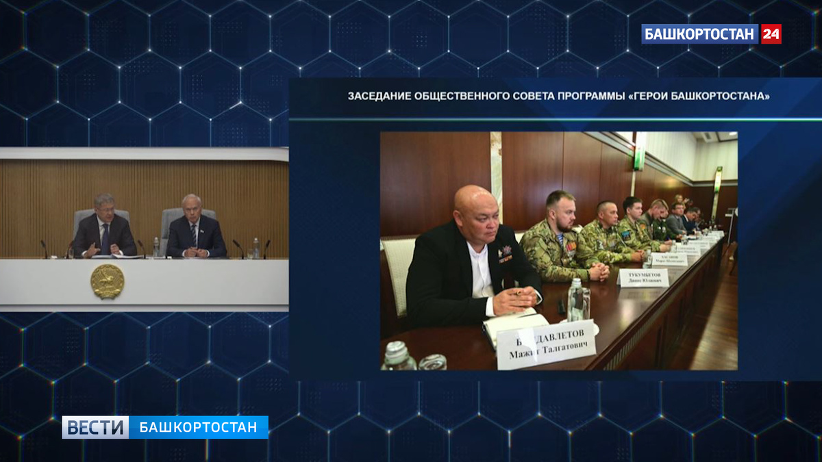    Глава Башкортостана наградил участников СВО и поручил работать с проектом «Герои Башкортостана»