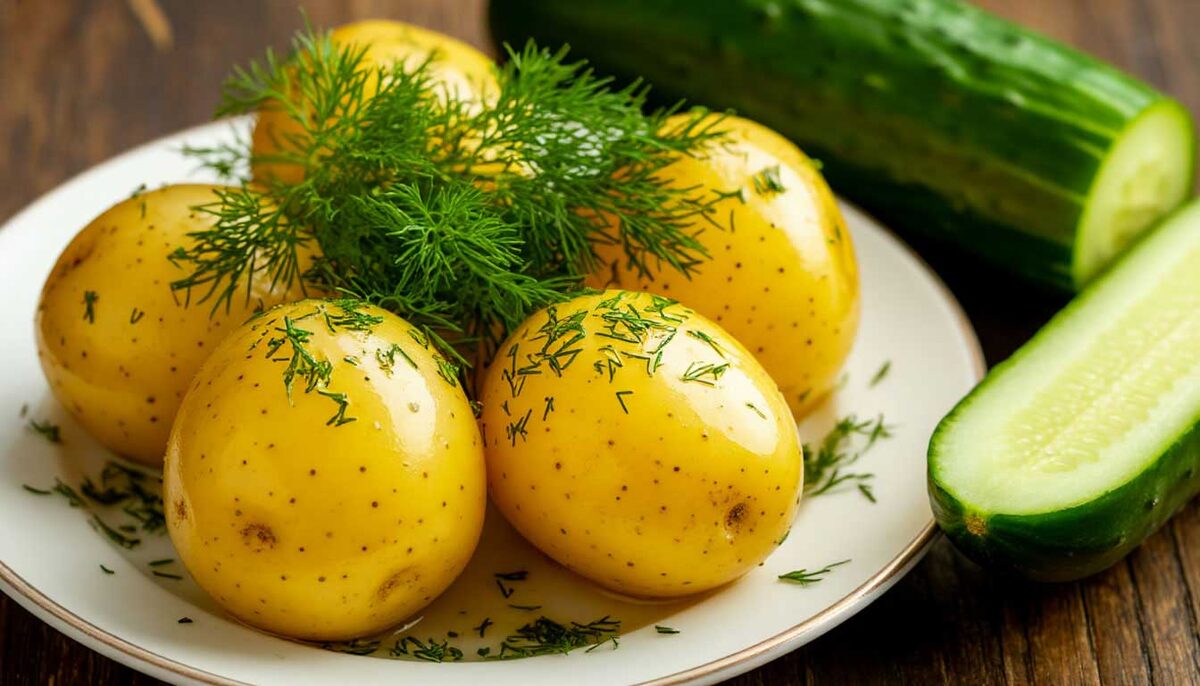 Отварная картошка