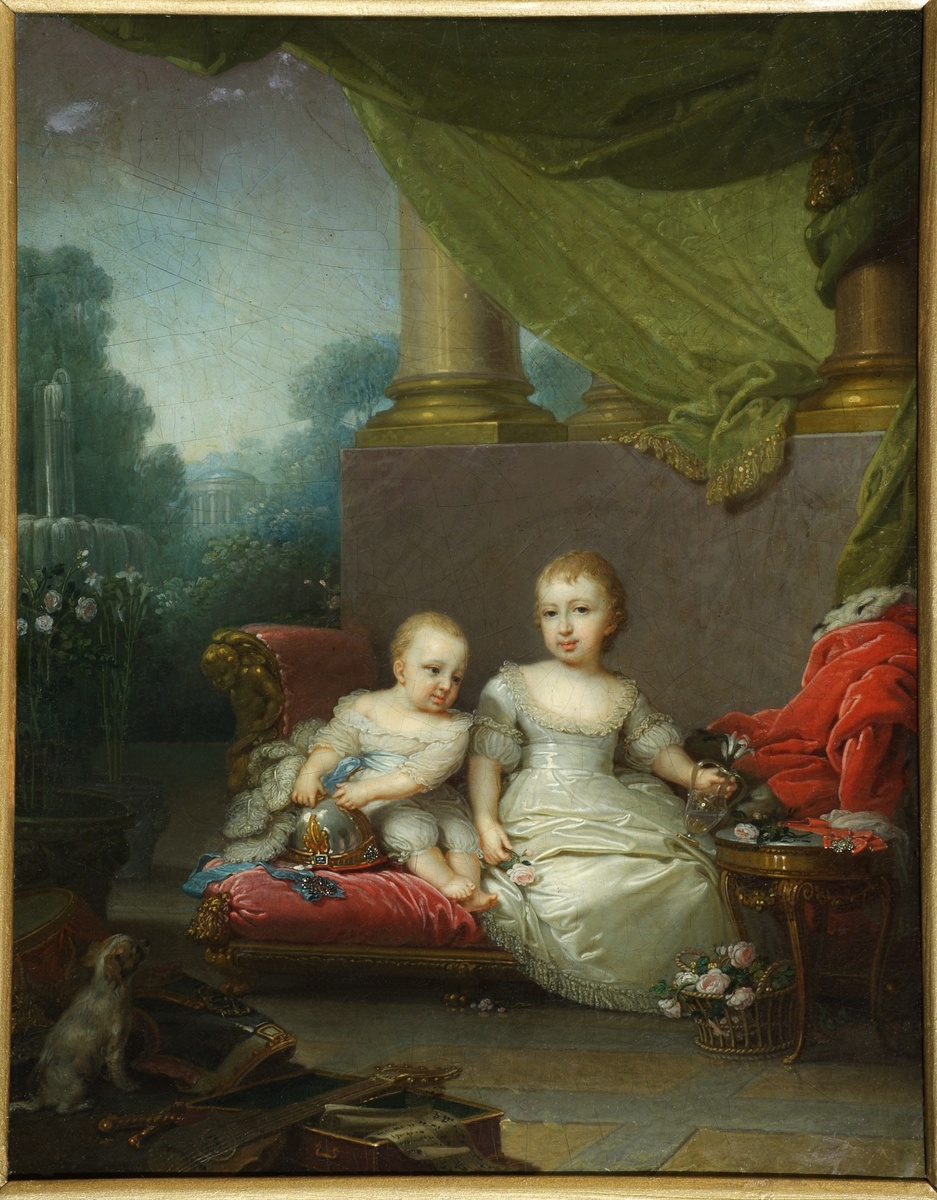 Портрет Анны Павловны и Николая Павловича детьми. В.Л. Боровиковский. Музей-заповедник «Гатчина»