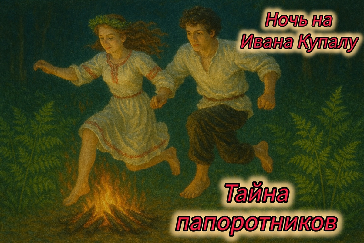 Прыжки через костёр на Ивана Купала