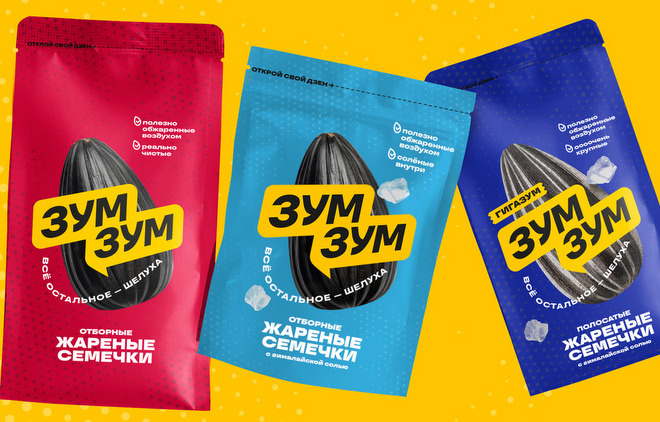    Новая упаковка семечек. Иллюстрация агентства A.Studio. admin