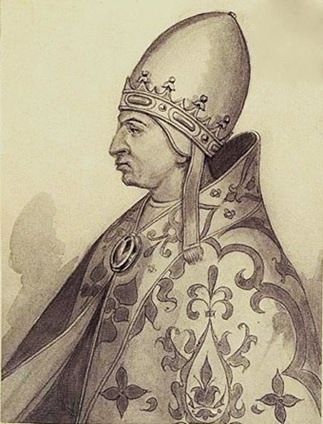 Римский папа Целестин III (в миру – Джачинто Бобоне Орсини)