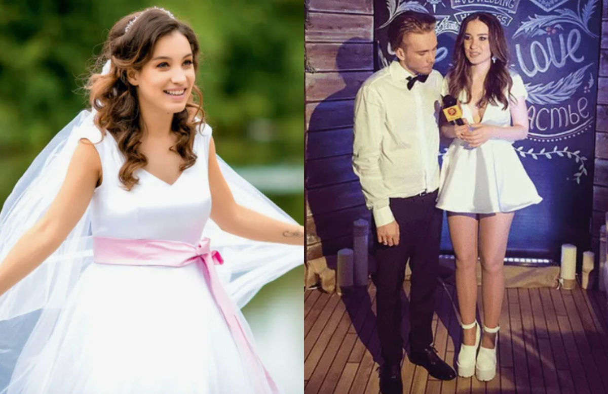 кадры со свадьбы Виктории Дайнеко
