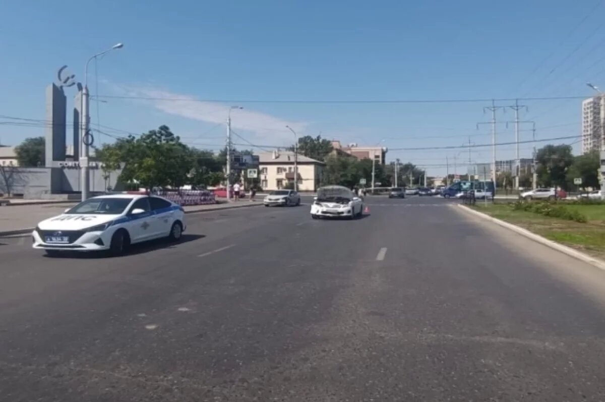   В Астрахани трехлетняя девочка госпитализирована после ДТП
