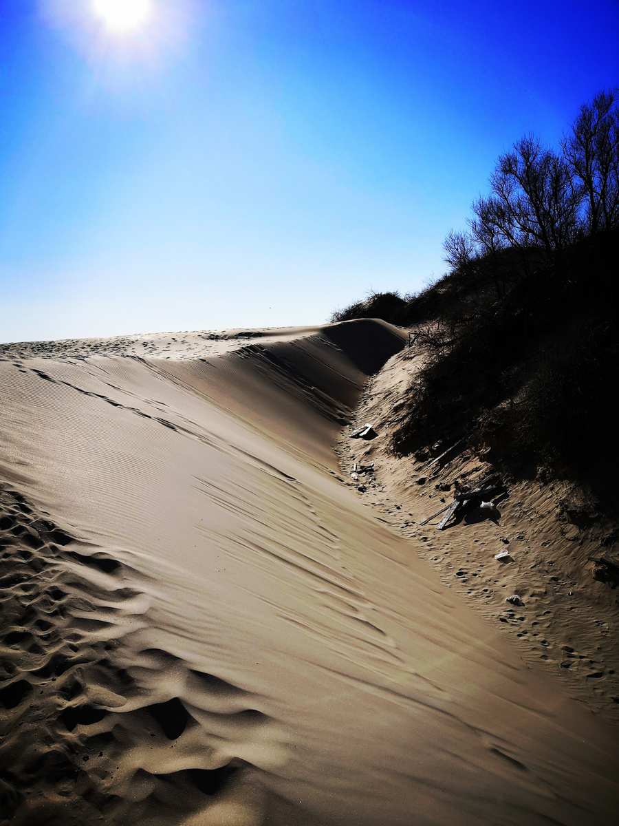 Невероятная магия песчаных дюн в Джемете недалеко от Анапы