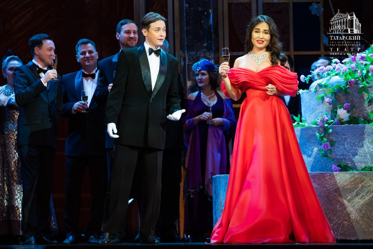 Виолетта - ГУЛЬНОРА ГАТИНА, Гастон - ДИНАР ШАРАФЕТДИНОВ