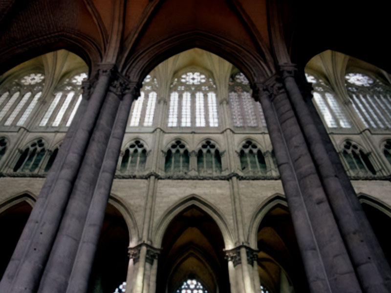 Амьенский собор, Пикардия, Франция, построен в 1220 г.