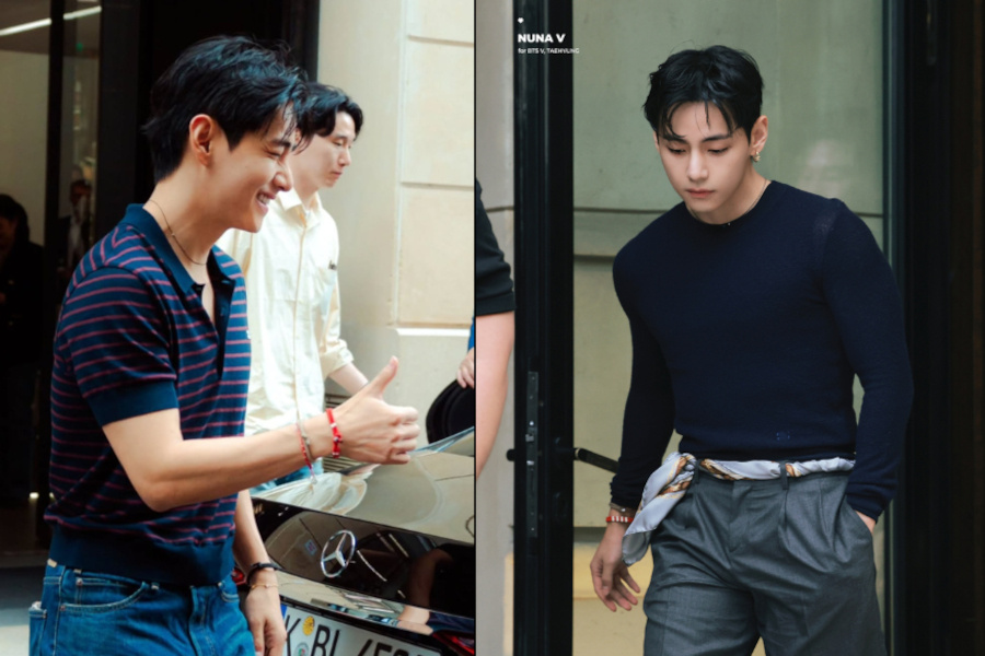 Образы, в которых ви появляется в Париже, вызвали всеобщий восторг