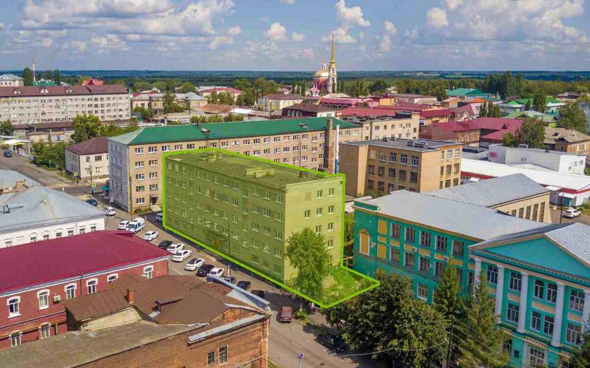    Бывшее общежитие Мичуринского ГАУ в Тамбовской области до сих пор не продано Фото: сайт ДОМ.РФ