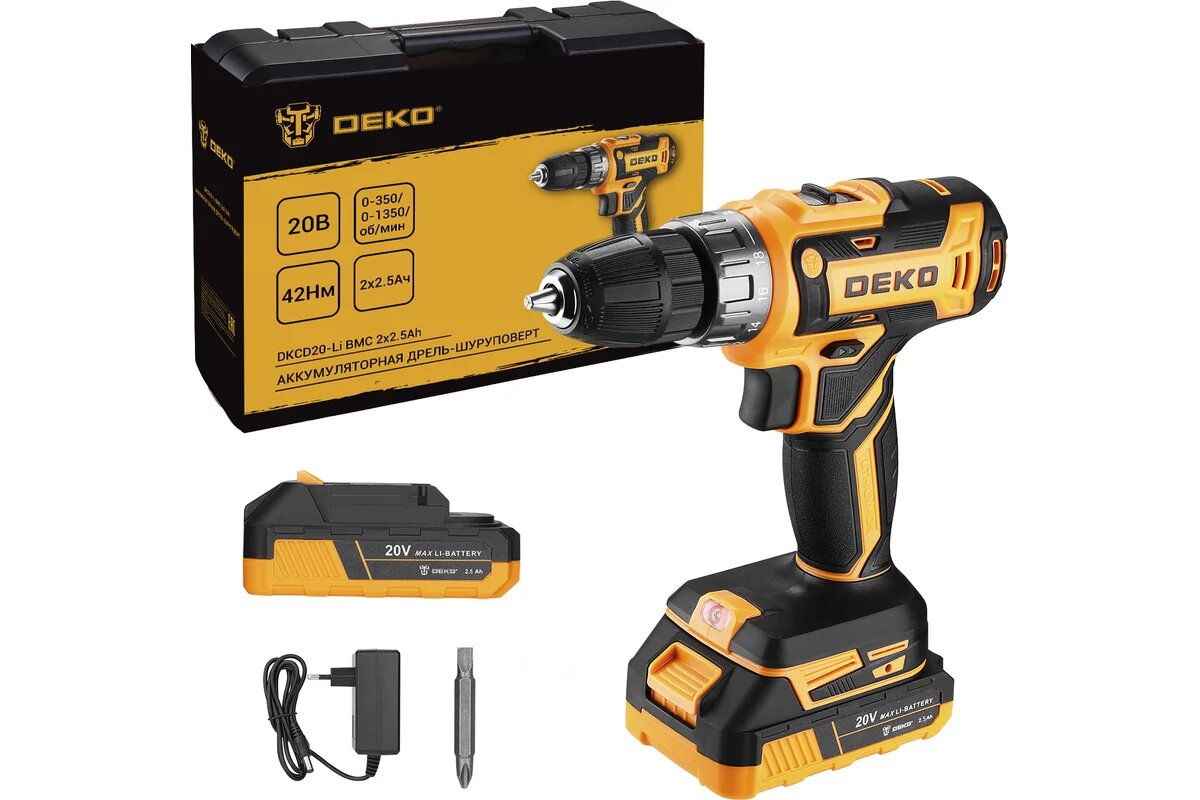 Маленький трансформер по имени DEKO DKCD20-Li выглядит довольно прикольно и чем-то напоминает продукцию ДеВолт