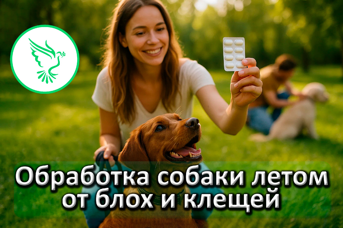 Пошаговое руководство обработки собаки от паразитов