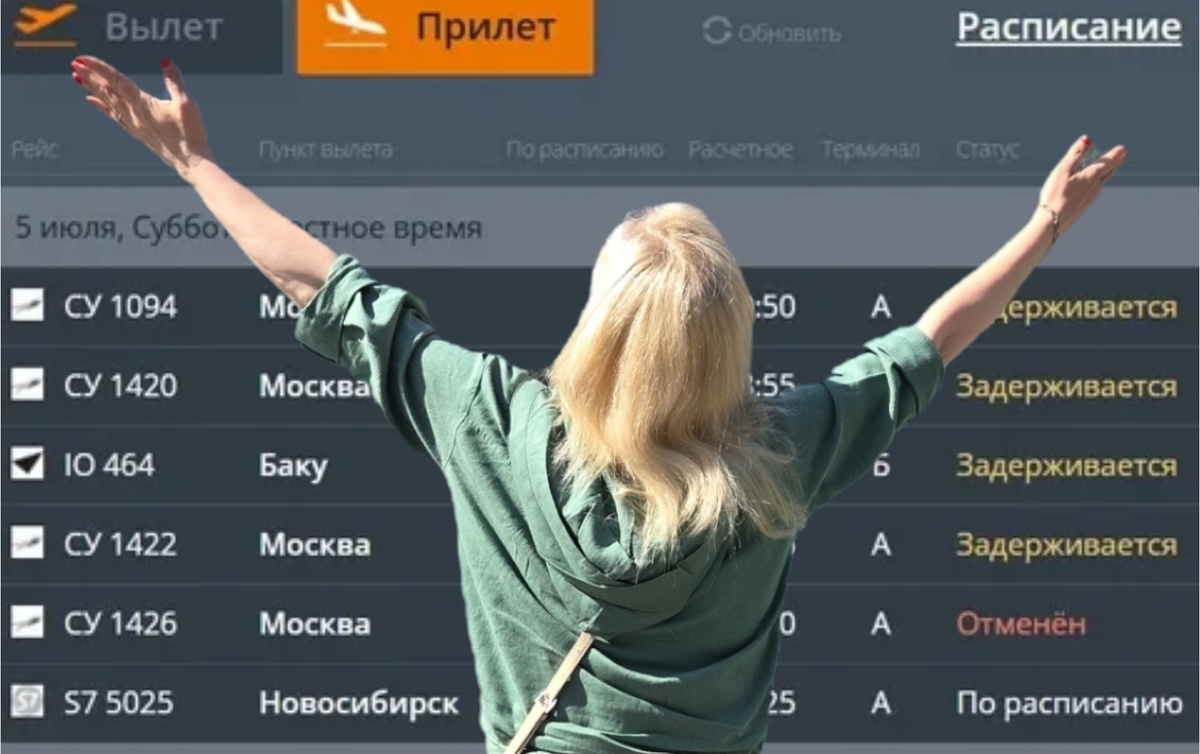 

Я собралась в Стамбул. Выбрала турецкие авиалинии, которые базируются в аэропорту Внуково. Удобно добираться от дома. Это было в декабре, перед Рождеством. В аэропорту было много людей. Я прошла регистрацию, сдала багаж, прошла паспортный контроль и нашла свой гейт. Ждала объявления о посадке. Вдруг объявили: рейс задерживается на два часа. Ну ладно, это не так много. Но через два часа объявили, что задержка теперь на три часа. Так продолжалось всю ночь. В итоге рейс задержали на 12 часов.
Утром должен был вылететь рейс на 06:20. Объявили, что всех, кто должен лететь моим рейсом, посадят на этот утренний рейс. Но пассажиров оказалось больше, чем мест в самолёте. Я так и не улетела. Разозлилась и решила никуда не лететь. Обратилась к работникам аэропорта. Хотела забрать багаж, но мне сказали, что он уже улетел в Стамбул.
Я прошла через множество трудностей, чтобы вернуть свой чемодан. Честно, было желание его не искать, но жалко было вещи. Я собиралась на банкетное мероприятие у партнёров, взяла дорогое платье (купила его во Франции) и такие же дорогие туфли.
Суть моего рассказа не в том, чтобы пожаловаться, а в том, чтобы рассказать, что делать по новым законам, если ваш рейс отменили или сильно задержали.
Роспотребнадзор запустил горячую линию для решения вопросов, связанных с задержками, отменами и переносами авиарейсов. Специалисты готовы ответить на вопросы о замене билета, возврате денег и компенсации морального вреда от авиакомпании. Вы можете обратиться по бесплатному номеру 
8 800 555 49 43.
Ведомство напомнило, что в случае задержки пассажир имеет право отказаться от перелёта, потребовать вернуть полную сумму, получить возмещение убытков и компенсацию морального вреда. Также пассажирам положены бесплатные услуги от перевозчика, такие как хранение багажа, напитки после двух часов ожидания и горячая еда после четырёх часов.
Желаю вам удачных полётов и чтобы ничто не испортило ваш отдых!