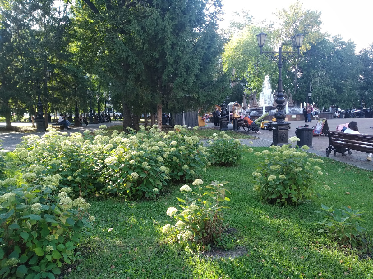 Театральный сквер Уфа (личное фото)