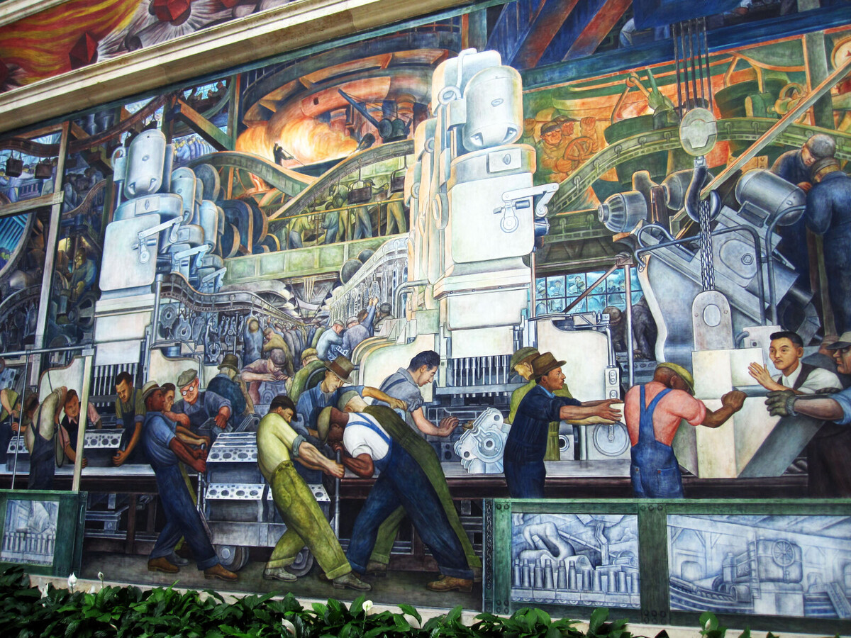 Диего Ривера – Цикл «Фреска Промышленности Детройта»