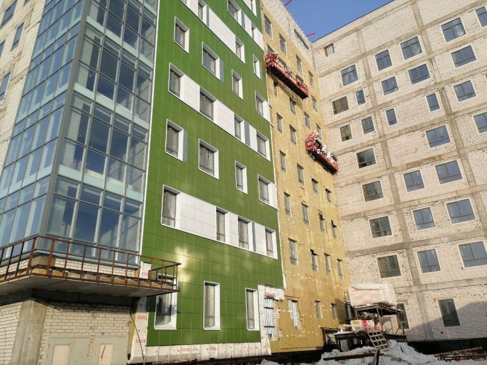    Строительная площадка хирургического корпуса Центра охраны материнства и детства. Источник: t.me/popovmz