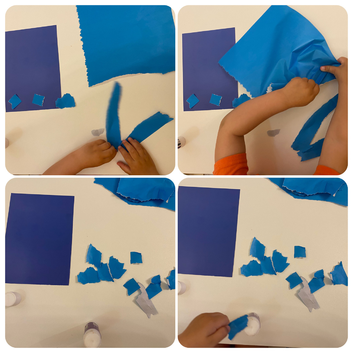 Рвать, ломать - это посильная задача для малышей))