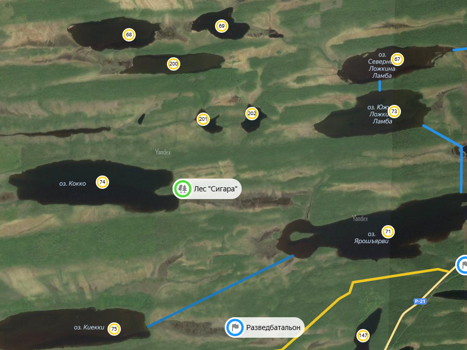 Наконец-то удосужились "малому безымянному озеру, расположенному западнее озера 73" просто присвоить номер 202.