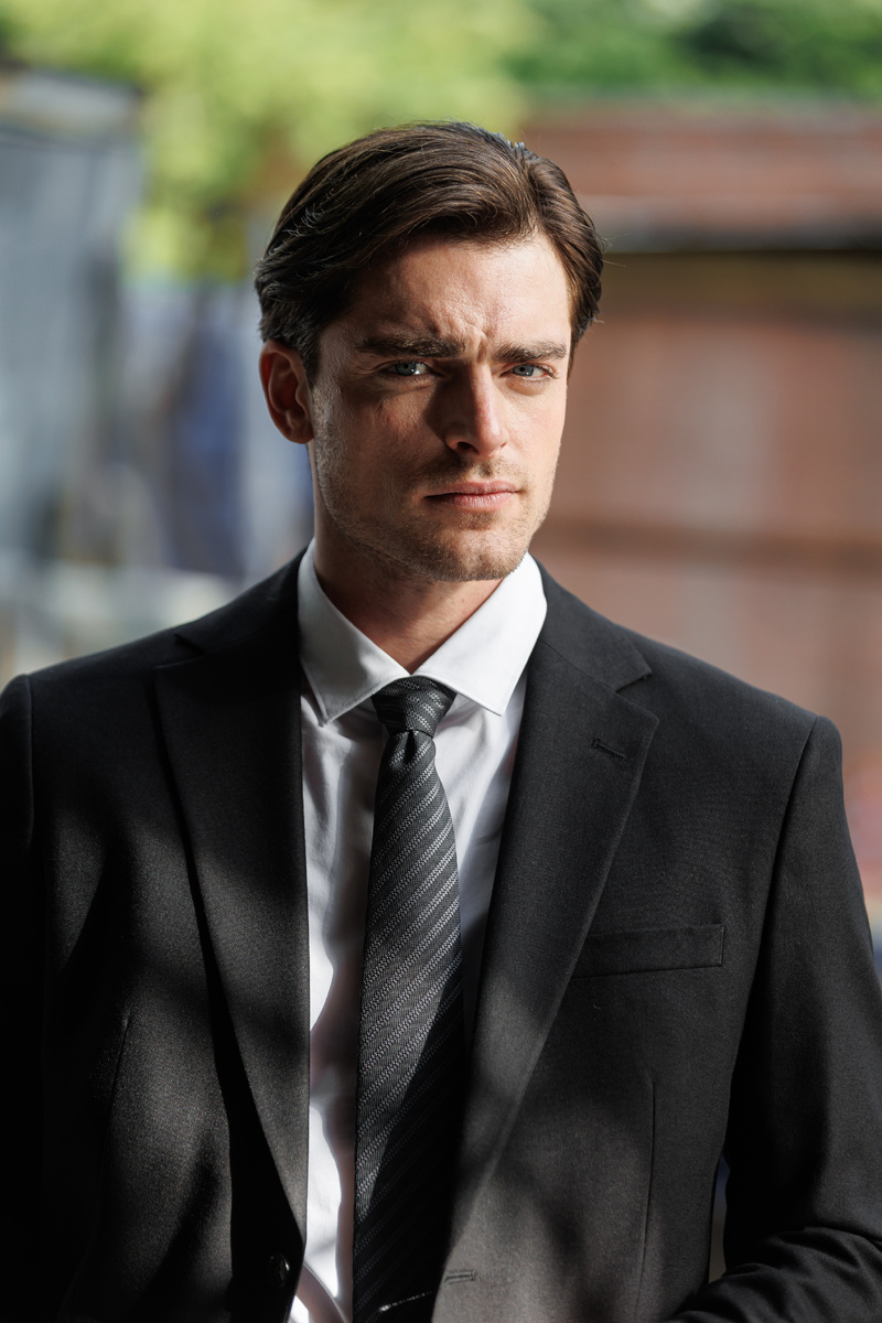 Кадр со съемок сериала «Черная любовь»