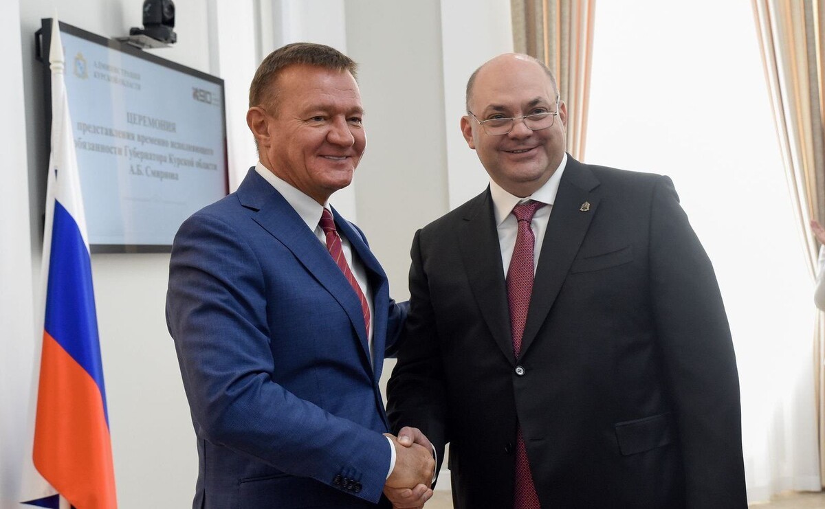    Роман Старовойт и Алексей Смирнов / Источник: council. gov.ru