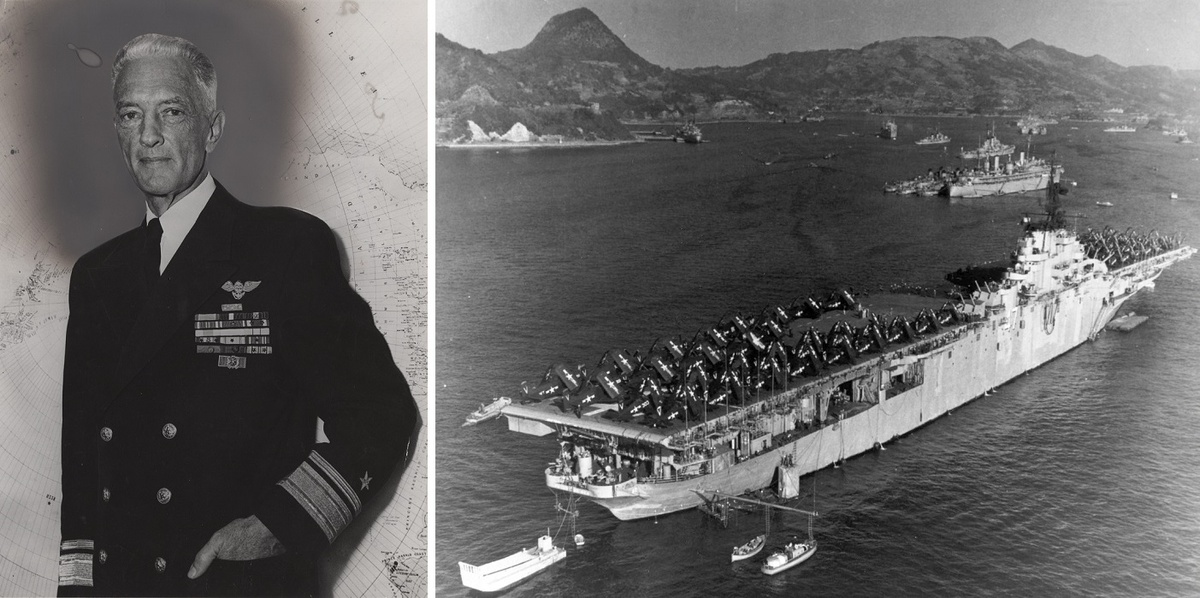 Ричард Берд и ВМС США для антарктической экспедиции 1946 года