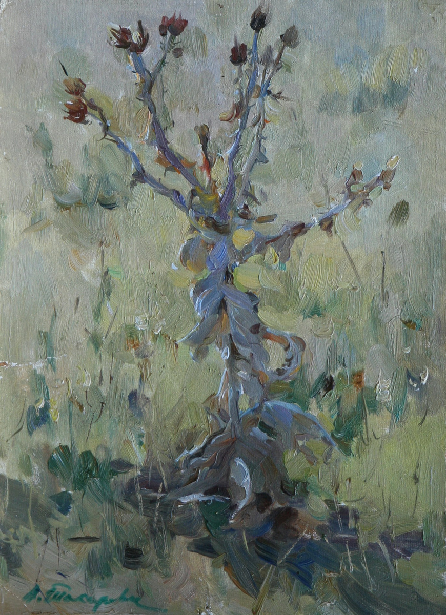 Александра Токарева "Чертополох" Х.м. Собрание МВЦ "Петербургский художник"