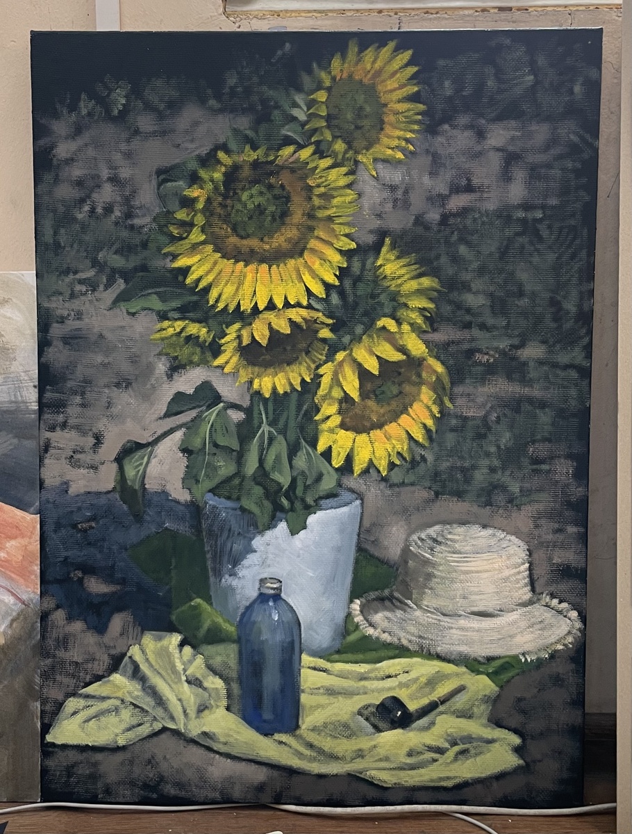 Таисия Сычева Натюрморт с подсолнухами 2025