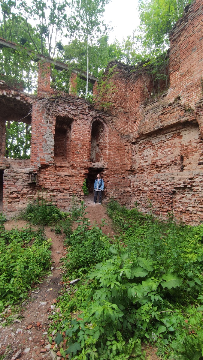 Руины западного флигеля замка Гердауэн