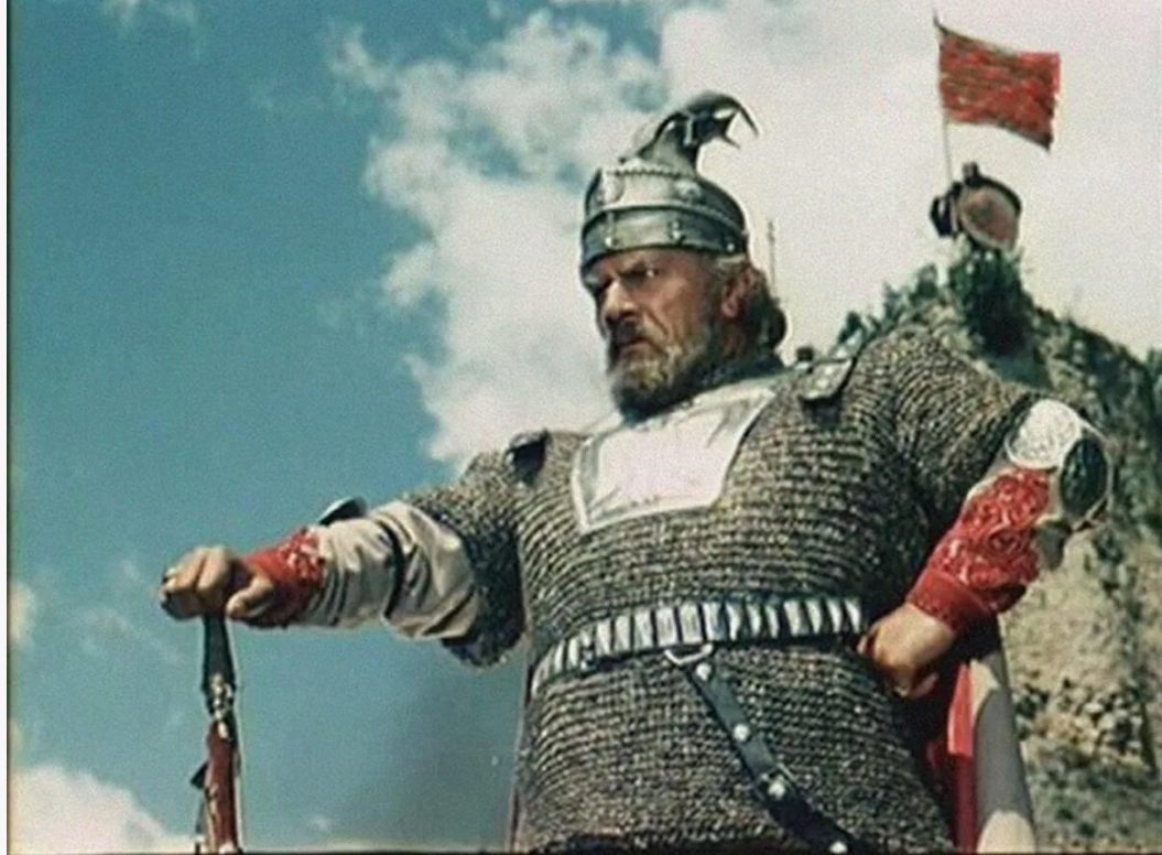 Кадр из советского фильма 1953 года "Великий воин Албании Скандербег"