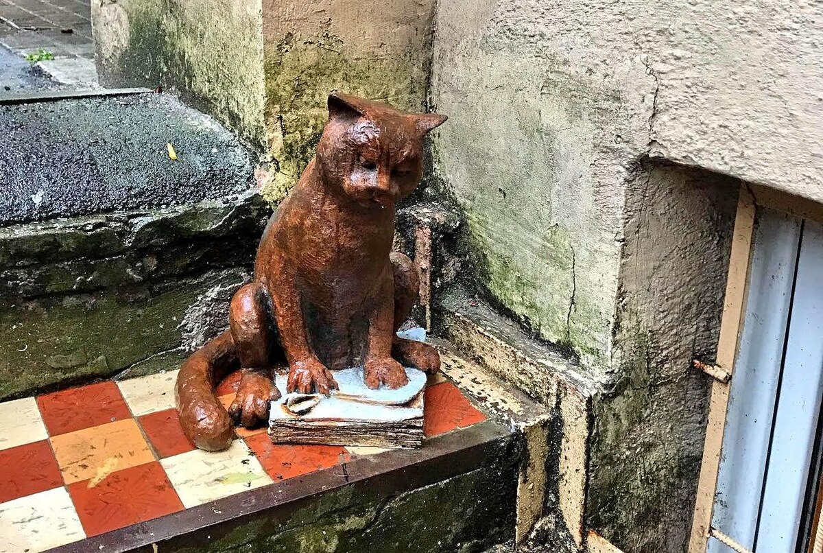 Рыжий кот Василий жил когда-то в этом издательстве.