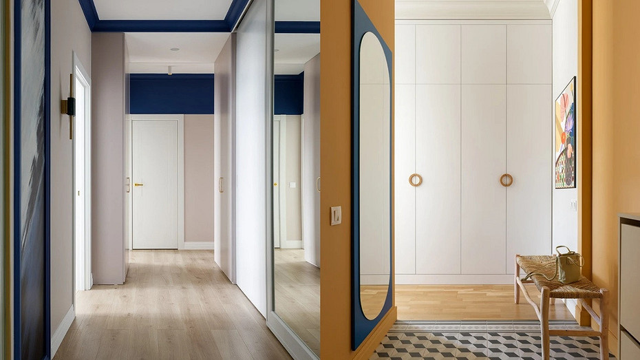 Слева проект Елены Яушкиной. Справа проект Анастасии Заркуа