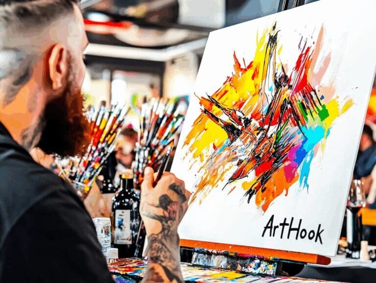    Мастер-класс на мероприятие: как создать незабываемый опыт с живописью вином и удивить гостей Art-Hook.Ru