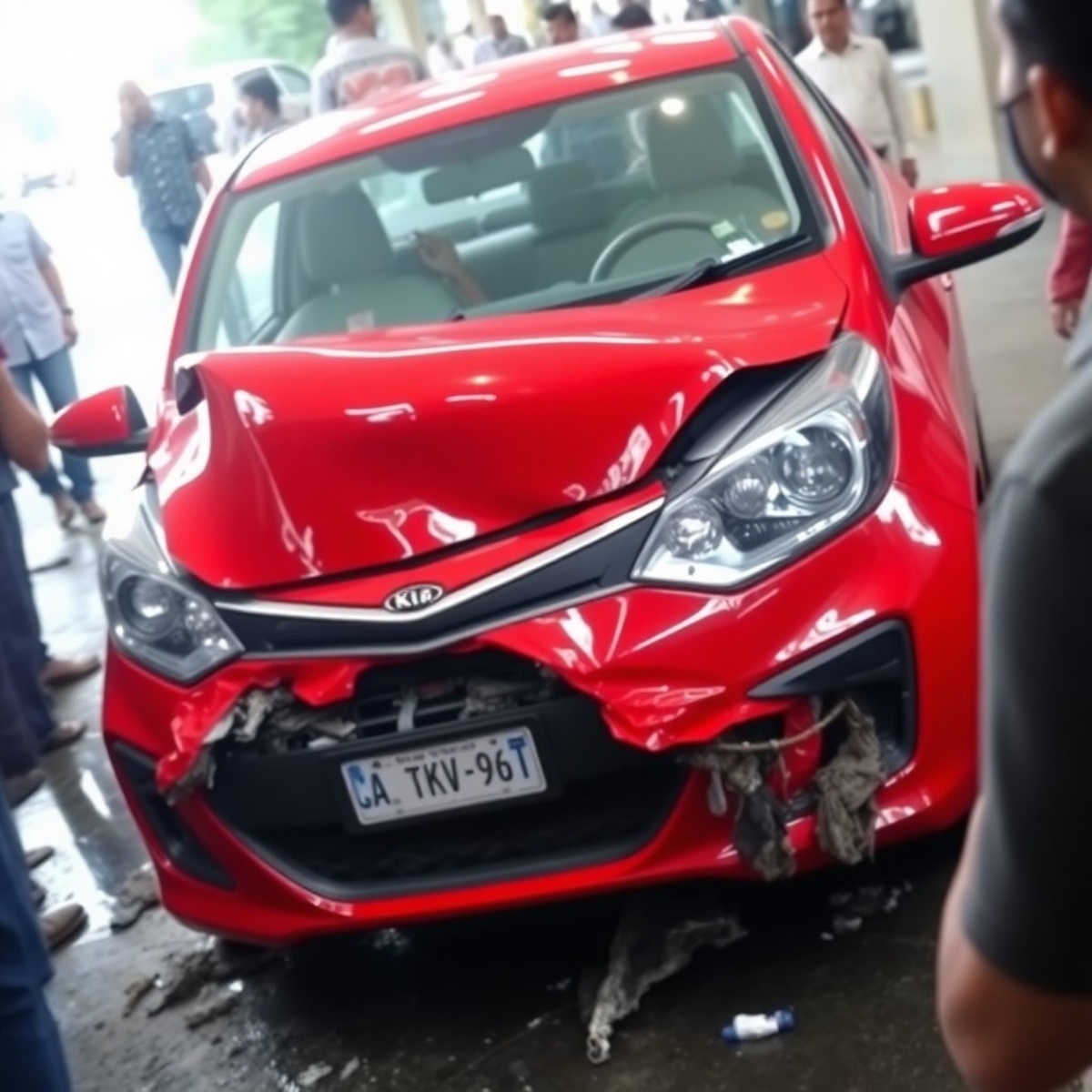 KIA RIO любят страховать