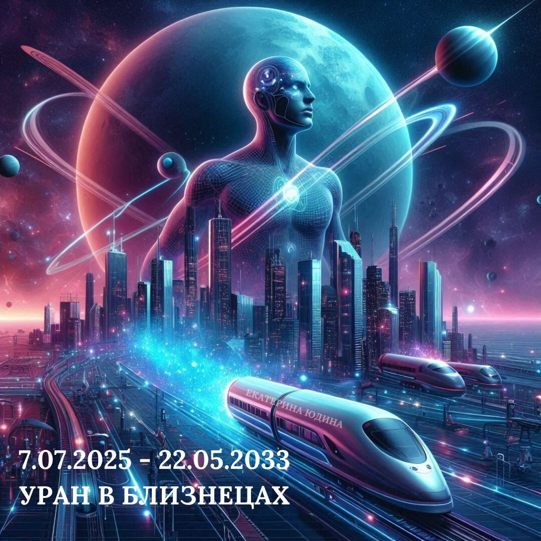 УРАН В БЛИЗНЕЦАХ 2025-2033. Астролог Екатерина Юдина 