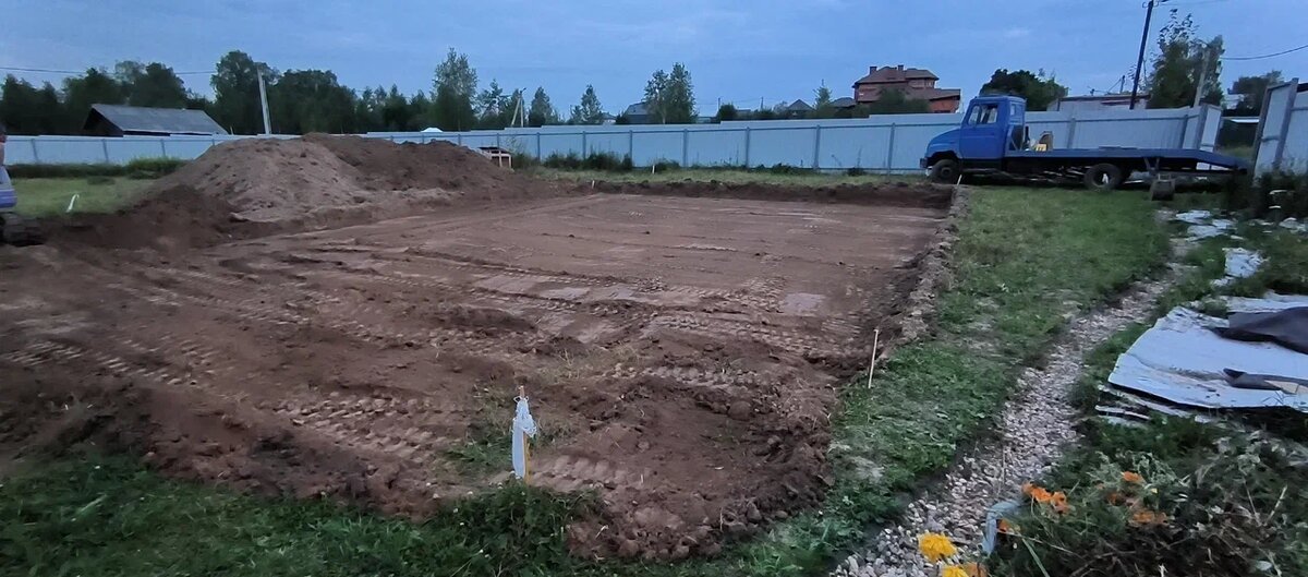 котлован под плиту