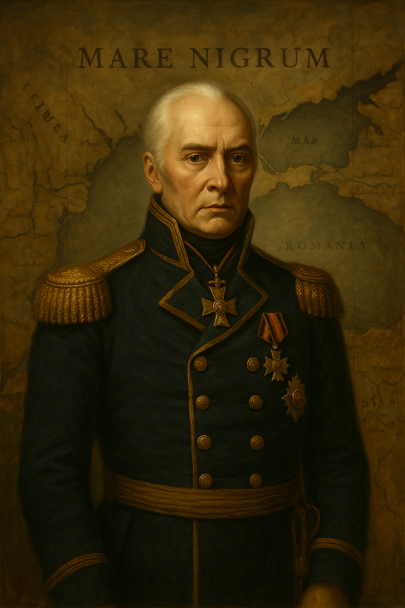 Адмирал Федор Ушаков. Портрет XVIII века. Реконструкция.