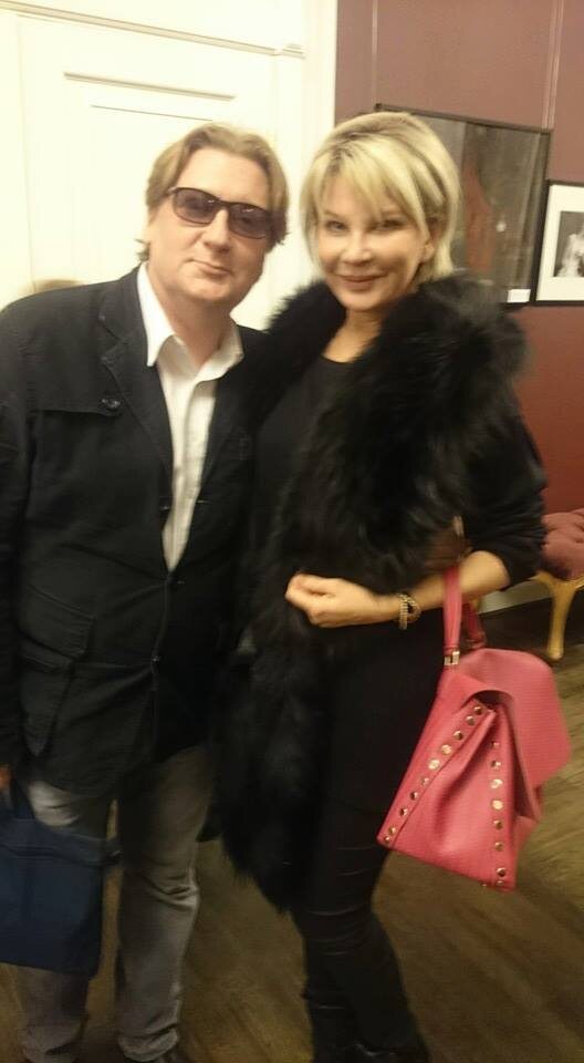 Автор канала "Пераново перо" Олег Перанов и Татьяна Веденеева