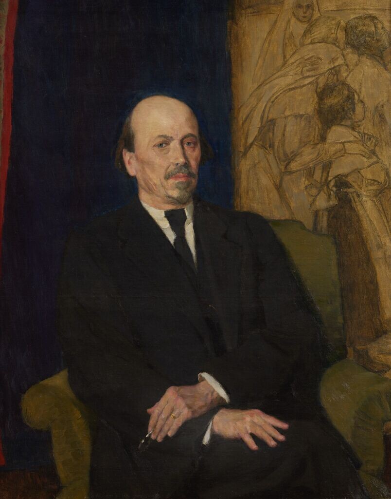 Виктора Васнецов. Портрет Нестерова Михаила Васильевича, 1926. Источник: https://my.tretyakov.ru/app/masterpiece/21215