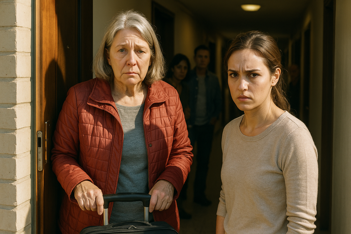 Однажды невестка выставила свекровь за дверь и вся лестничная площадка стала театром драмы