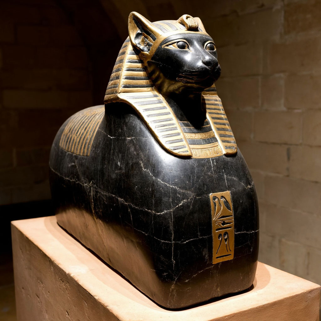 Древнеегипетский саркофаг кошки