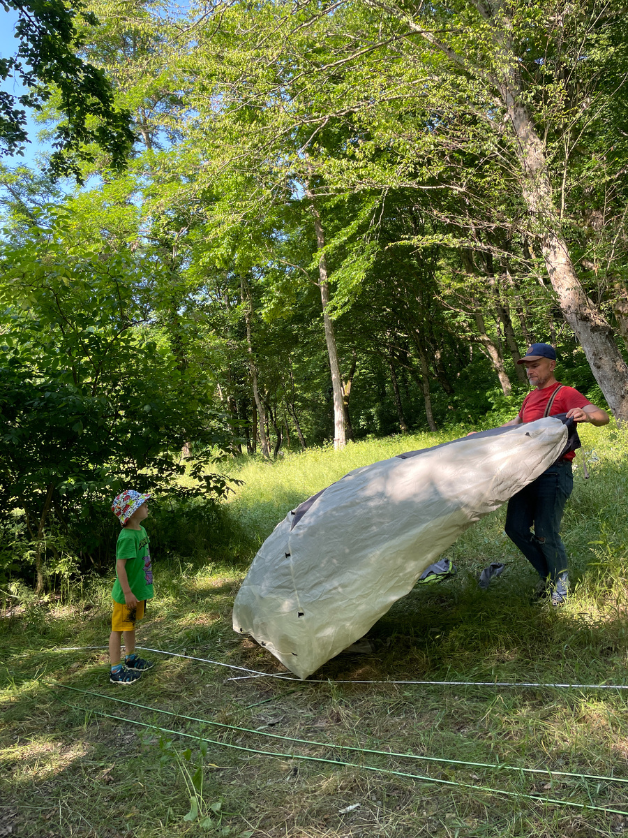 Ставим палатку