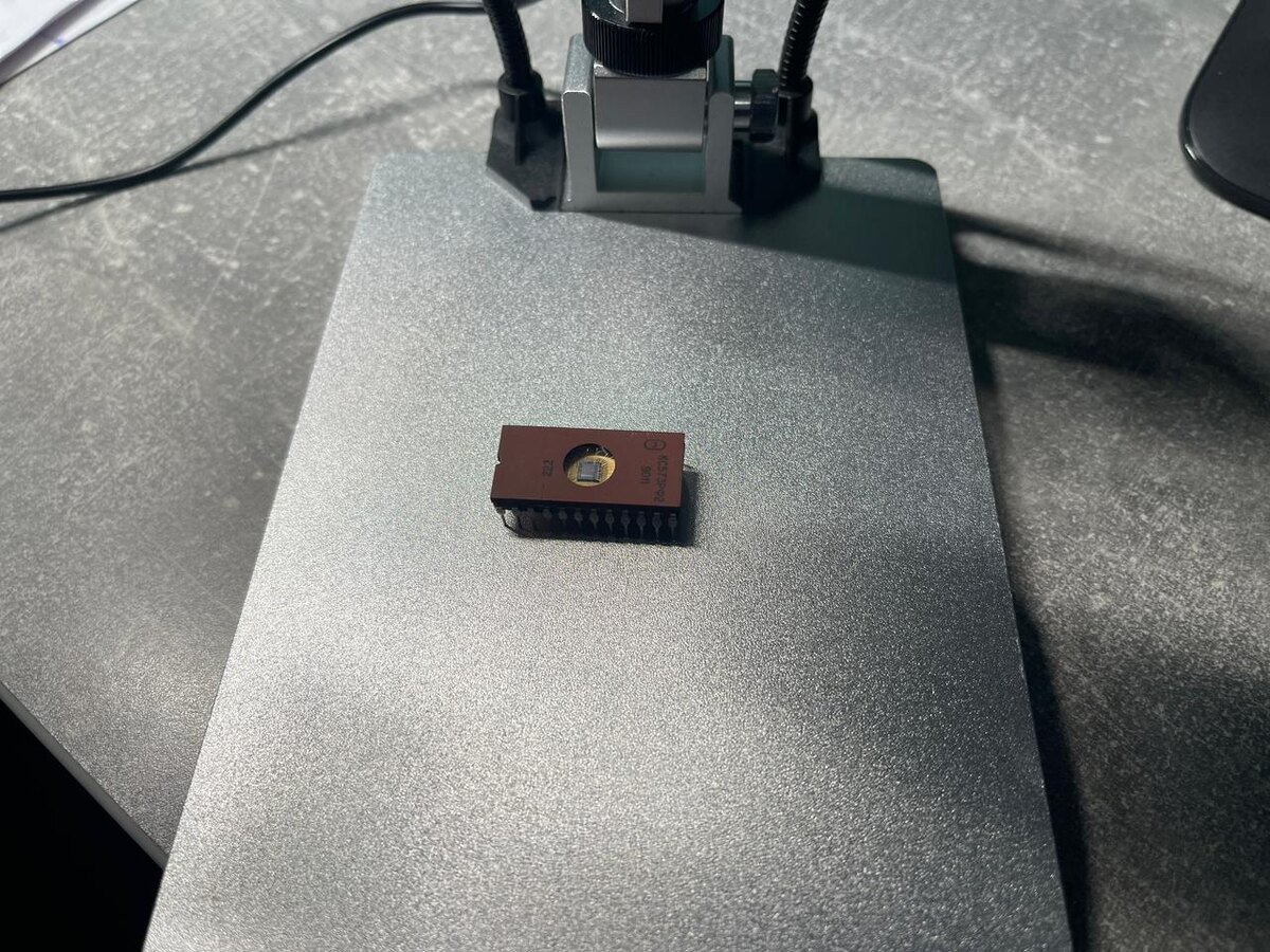 Пример увеличения микроскопа G1200.