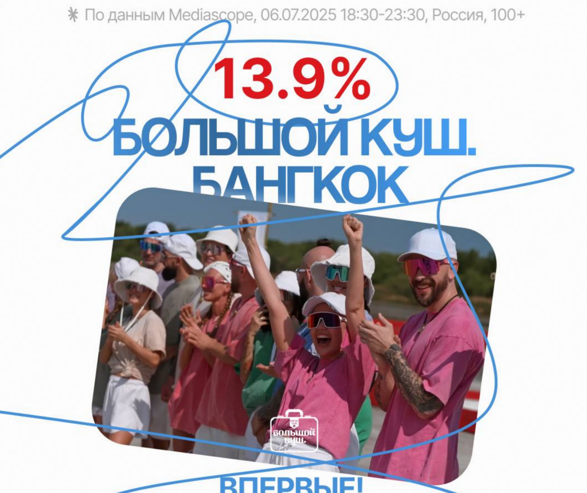 Кадр из шоу "Большой куш" 