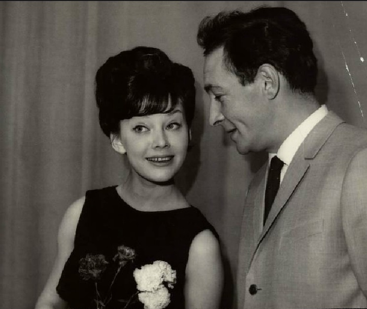 Людмила Савельева с партнером по «Войне и миру», Вячеславом Тихоновым, 1960-е