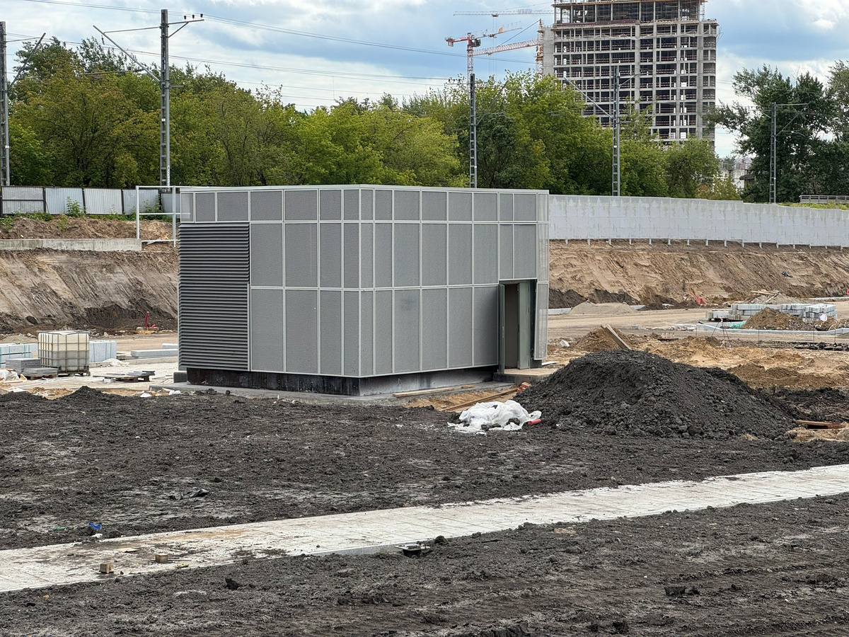 📷 1.1: Ход благоустройства над тупиками со стороны «Крымской».