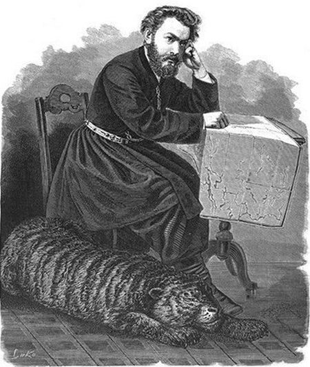 Михаил Хлудов, литография