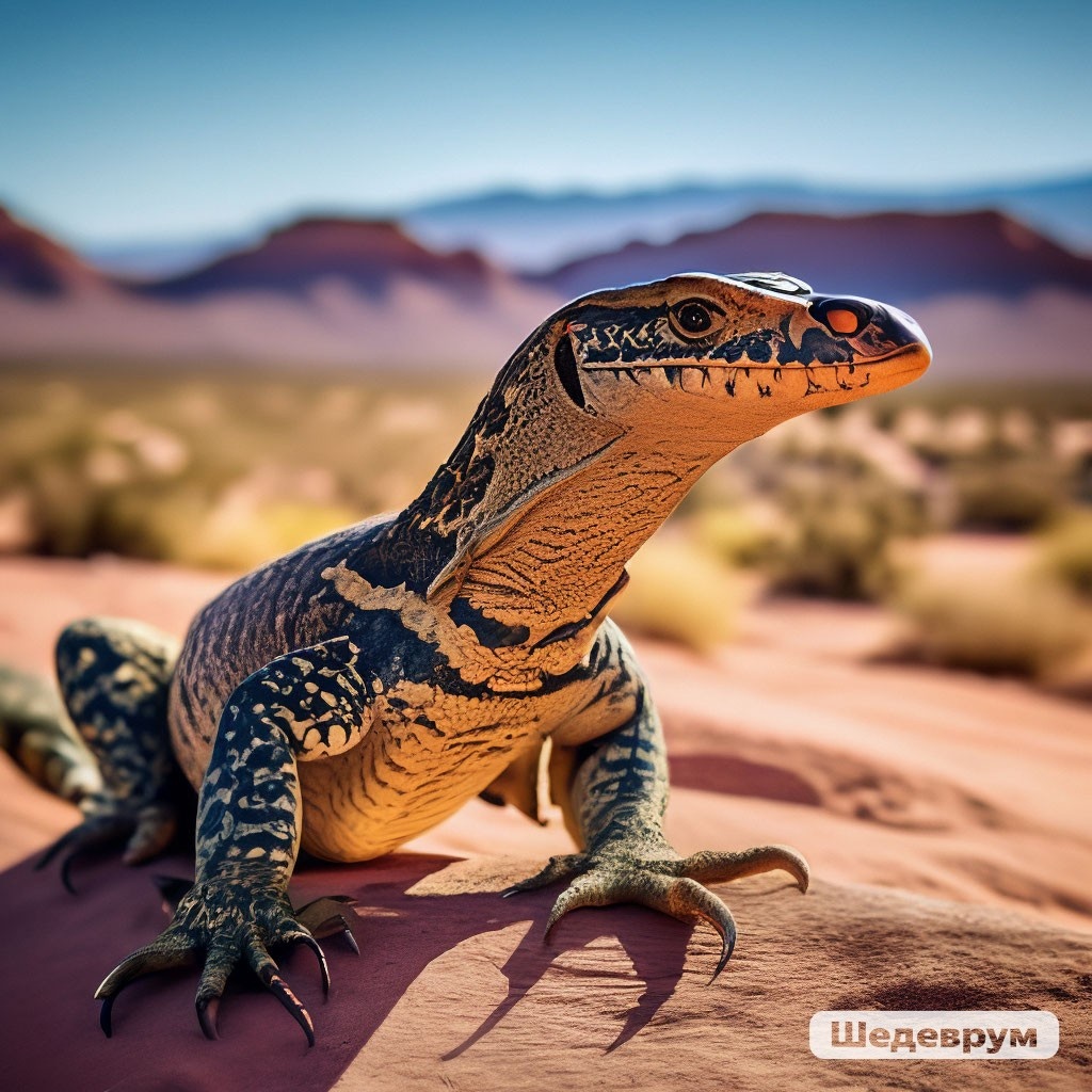 Афганский варан.